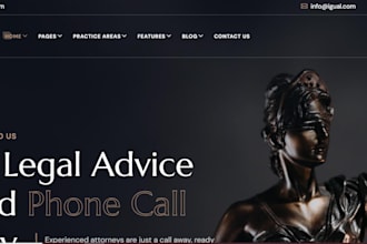 create a professional law firm website