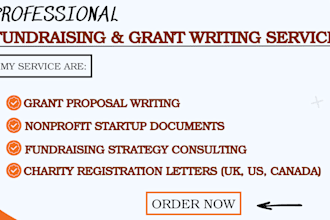 write a fundraising, grant, donation, sponsorship letter for nonprofit or ngo