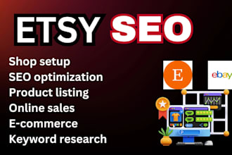 set up etsy shop seo ebay product listing optimization for increased traffic
