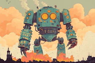 draw a warhammer 40k person and animal