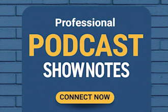 craft engaging podcast description and show notes