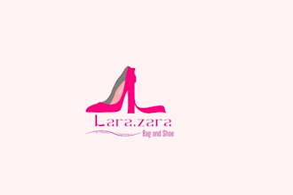 do modern minimalist professional shoe logo design