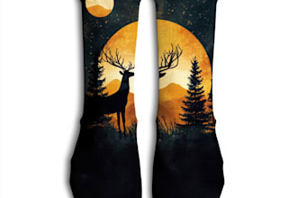 draw sublimation all type of unique socks design and pattern
