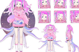 create a custom 3d vroid model for your vtuber or virtual avatar