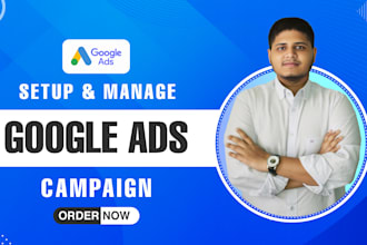 be your google ads expert to setup and manage ads adwords ppc campaign