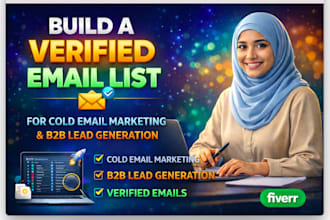 build a verified email list for cold email marketing and b2b lead generation