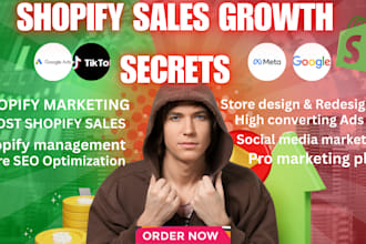 boost shopify store sales, shopify dropshipping marketing, or shopify promotion