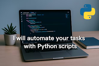 develop python automation scripts, web and desktop apps