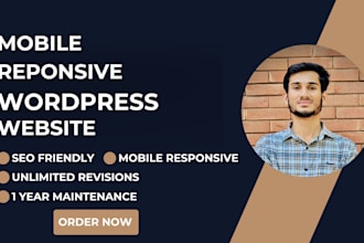 build mobile responsive wordpress website design