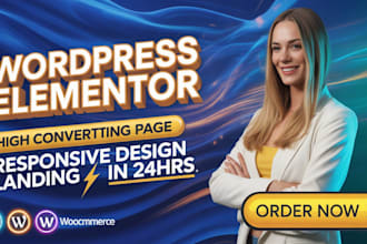 design high converting wordpress landing pages, homepages and funnels