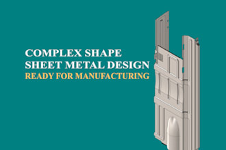 professionally design your sheet metal parts in solidworks
