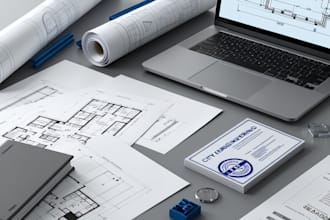 seal architectural, mep, hvac, and engineering plans for permit approval