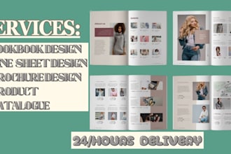 typeset design product catalogue magazine layout  booklet sell sheet lookbook