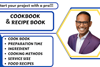 be your cookbook writer cook book recipe formatting for amazon KDP