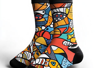 make a unique socks design for your brand