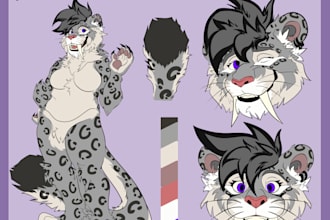 do a reference sheet for your character