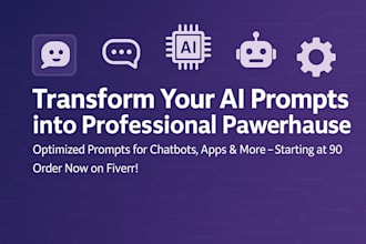 write custom prompt for your project