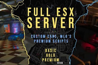 fix or create a fivem server and be your server developer