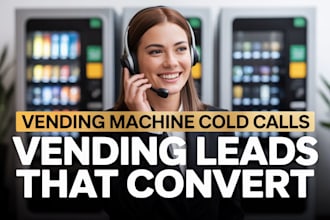 cold call for vending machine, vending machine lead generation, vending locator