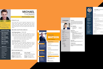 design and write resume, cv, and cover letter as expert cv maker and formatting