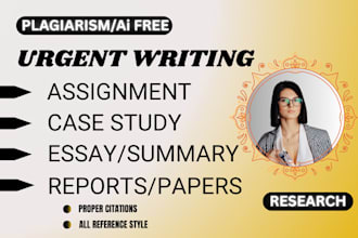 do proofreading case study ,summary , apa paper , reports, english assignments