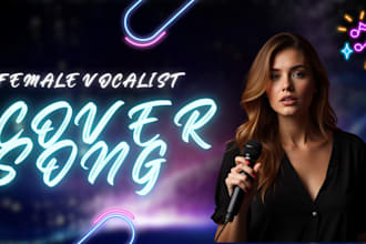 do cover, recreate a song, lead female vocalist cover song, any genre