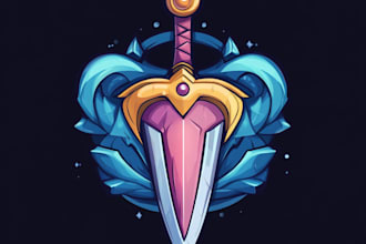 design awesome rpg fantasy or sci fi logo for you