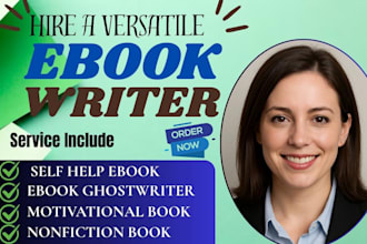 write a professional self help ebook with research and editing