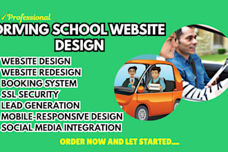 driving school website wordpress driving school  online booking system