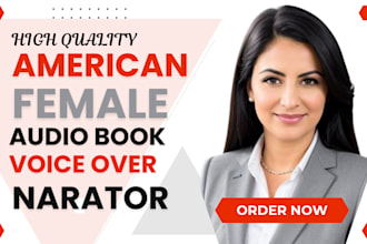 be your american female fantasy audiobook voice over for acx standard