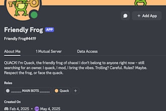 setup an discord server with custom bots