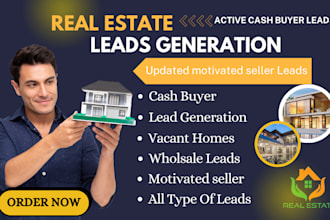 generate high quality real estate motivated seller leads