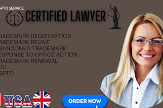 do trademark registration as licensed patent attorney in amazon brand filling US