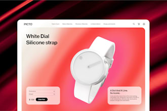 create a figma website design for your ecommerce business