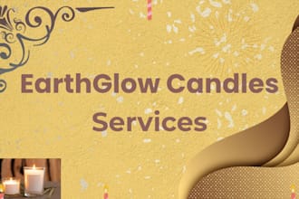 create and deliver handmade soy candles with natural scents