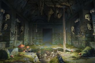 draw, design, or illustrate an environment, in any style