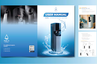 design professional user manuals and instruction guides in any language