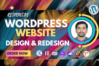 create modern clean and responsive wordpress website design form scrtach