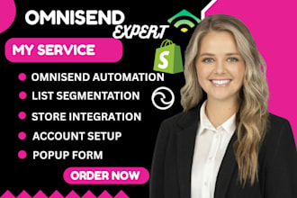 set up omnisend email automation for shopify and woocommerce