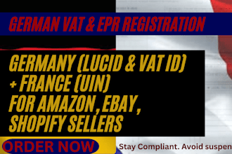 register german vat id and epr for germany and france compliance