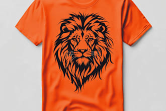 make retro vintage t shirt design and illustration