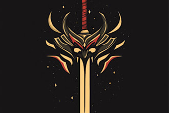 design a custom fantasy, rpg, sci fi animated game logo