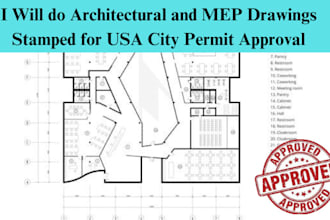 draw, review and stamp florida ohio texas architectural and engineering drawing