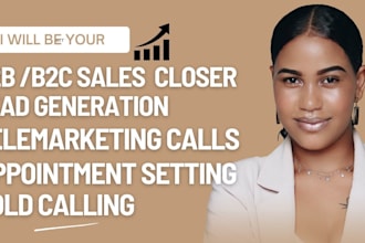 sales closer lead generation telemarketing call appointment setting cold calling