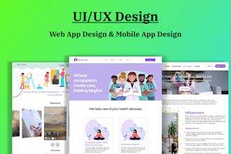 do healthcare figma website design and website redesign