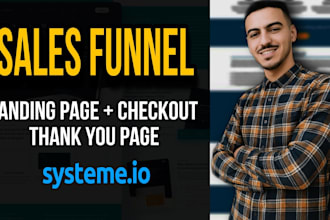 create a landing page for your ebook or course