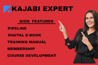 kajabi pipeline course development digital ebook  training manual memebership