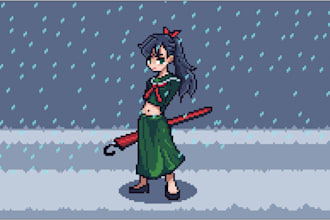 make retro pixel art sprites for your indie game