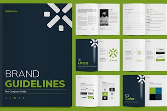 design brand guidelines manual visual identity brand book logo style guide kit