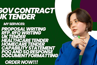 cqc registration win healthcare tender cleaning tender construction UK tender
